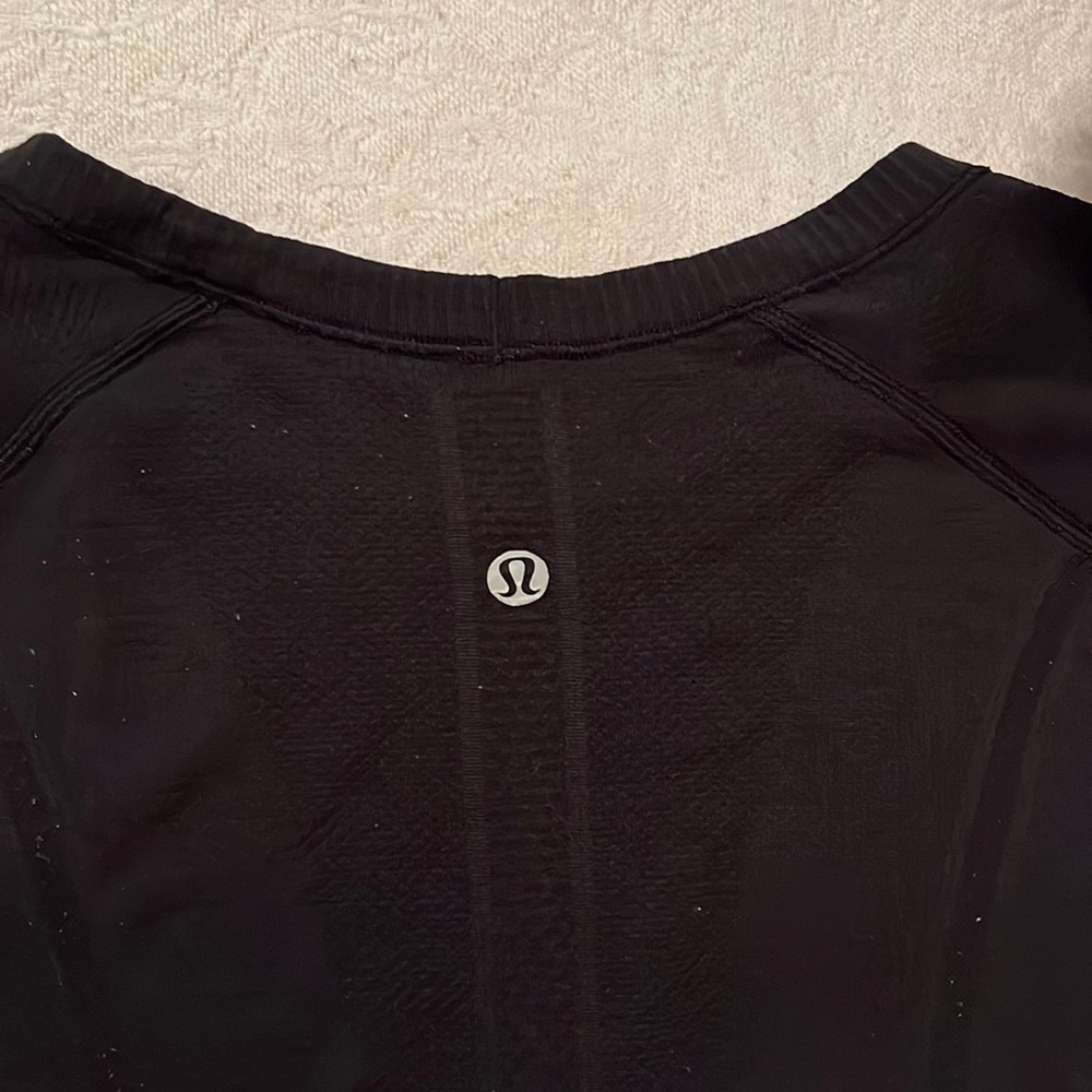 lululemon swiftly tech black longsleeve shirt